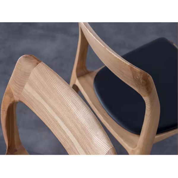 Dining Room Furniture MOYI Italian Ash Wood Nordic Wooden Contemporary Luxury Modern Dining Chairs Home Furniture General