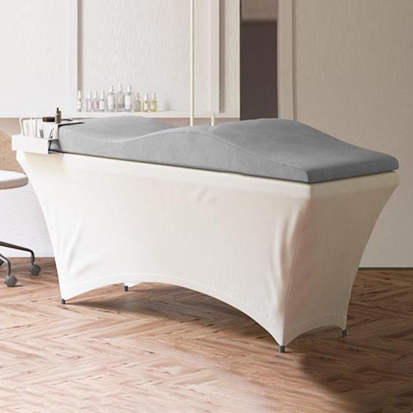Beauty Salon Velvet Fabric Lash Bed Topper Memory Foam 180*60*18cm