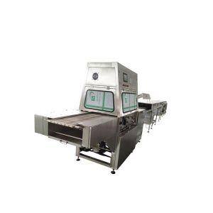 Precision Bottom Coating Chocolate Enrober Machine 10m Cooling Tunnel System