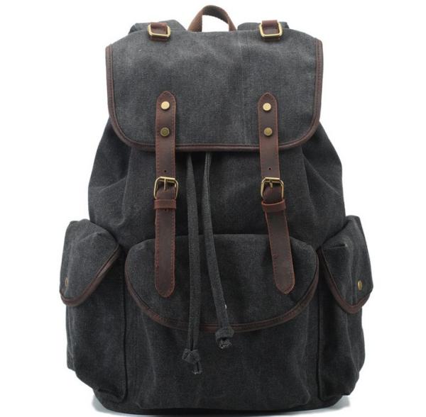2016 new canvas shoulder bag Europe retro bag leisure backpack schoolbag