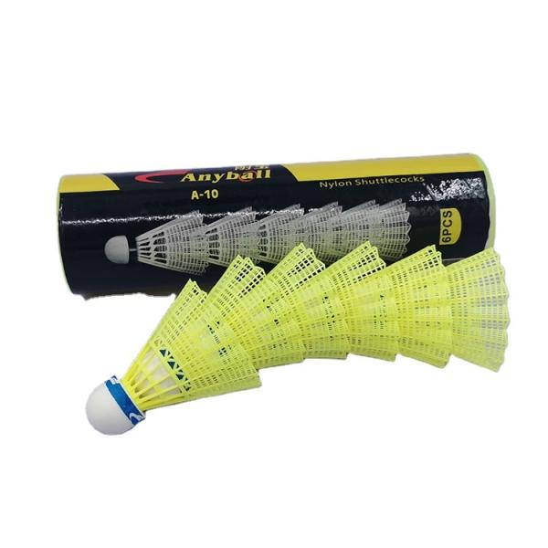 Shuttlecock Nylon Badminton Shuttle Plastic Ball With Great Stability Durability