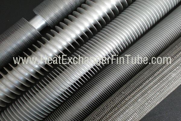 Serrated extruded aluminum fin tubes, certificate EN10204 type 3.2