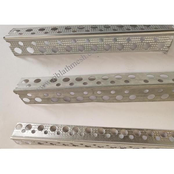 2m Length Galvanized Perforated Metal Drywall Corner Bead 0.30mm Thickness