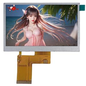 4.3 Inch LCD Display 480x272 Resolution MCU LCD Display 300 Brightness