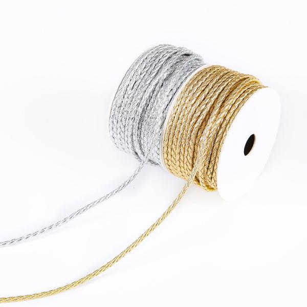 DIY Craft 2 Плетённая веревка 5 мм Черная двойная плетённая нейлоновая веревка