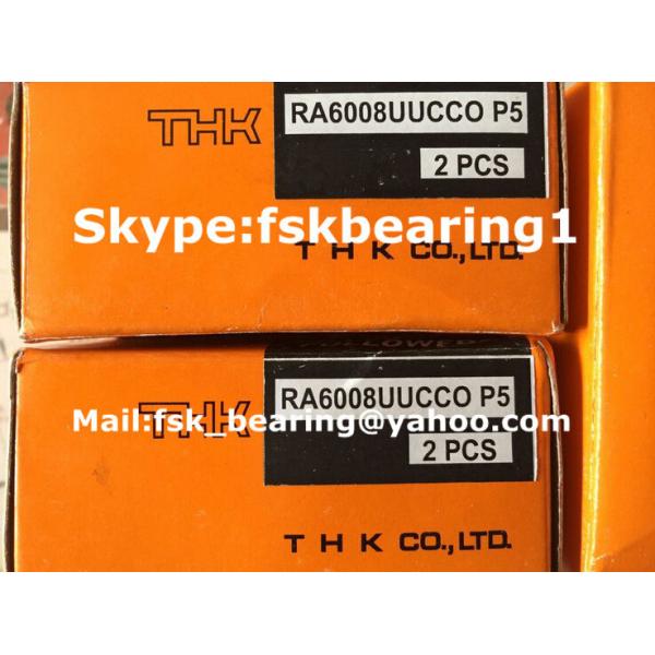 Thin Wall RA6008UU Cylindrical Roller Bearing Cross Roller Slewing Bearing