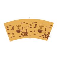 Imprimindo fã revestido do copo de papel do PE impermeável para fazer o copo de papel descartável