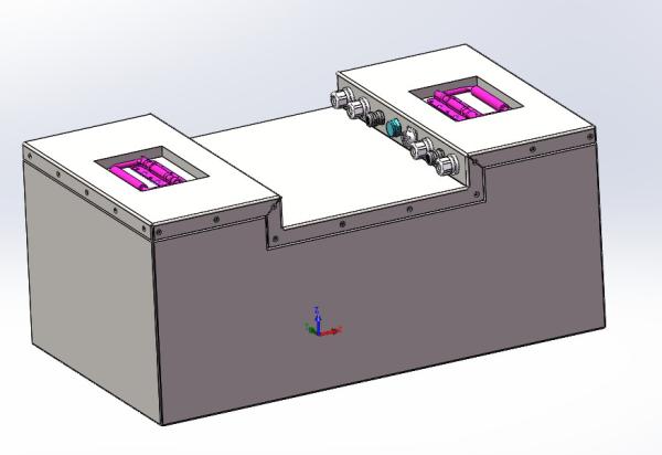 Forklift Lithium Ion Battery System 51.2V 135Ah