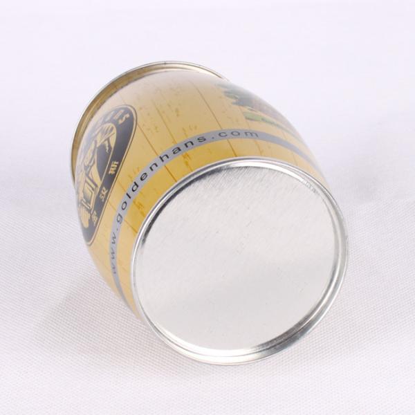 YT1230 Steel Tinplate Coin Bank Tin , CMYK Money Saving Tin With Removable Cap