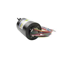 alliage d'aluminium traversant des circuits 15A de la bague collectrice 24 de trou de 300rpm 38.1mm