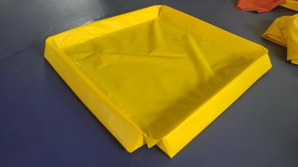UV Resistant Spill Containment Foldable Berm For Safe Storage Of Fuels Oils Chemicals