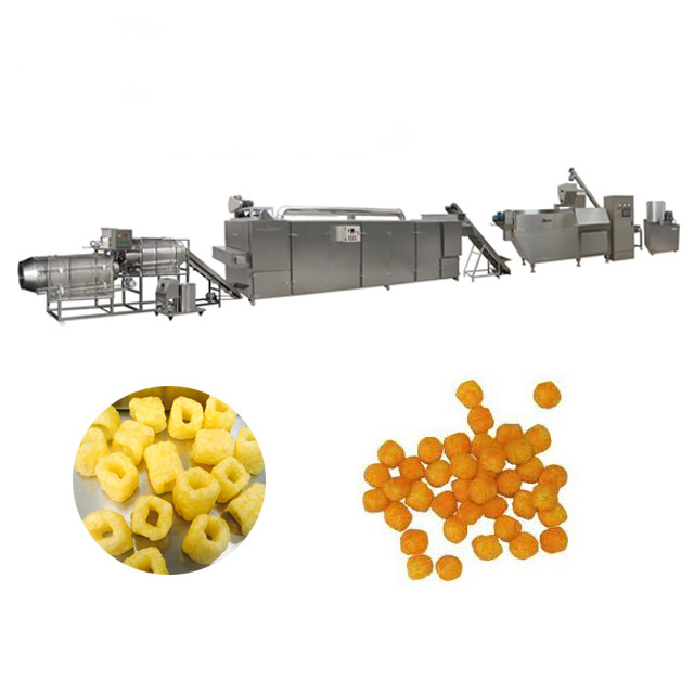 Snack Prcess Line Maize Puff Making Machine Full Life Service Puff Extruder Machine