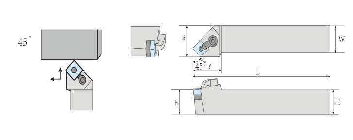 MSSNR-L Tool Holders for Turning