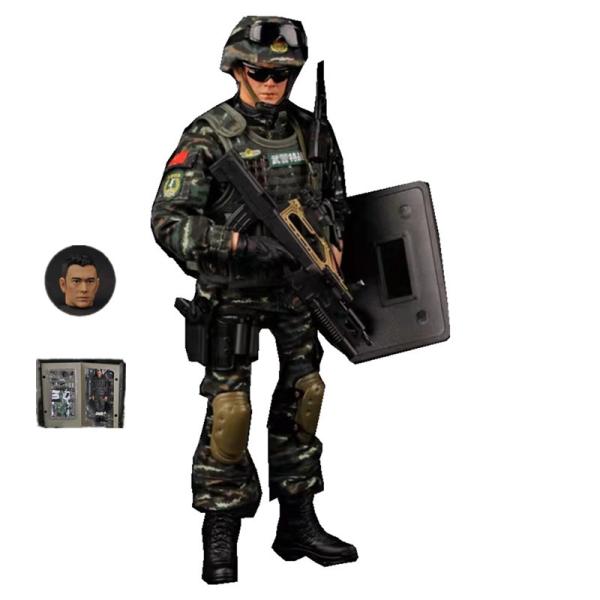 1/6 Model Toy Soldiers Finely Sculpted With Embroidered Tactical Badge