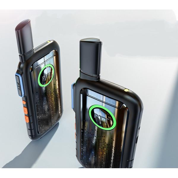 Commercial Black Mini Thin Outdoor Walkie Talkie Portable Lightweight 1.7*13.5*5.4CM