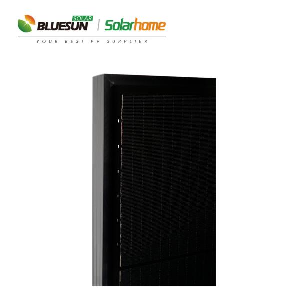 Bluesun Half Cell Shingled Solar Panel 410w 415W All Black Solar Panel
