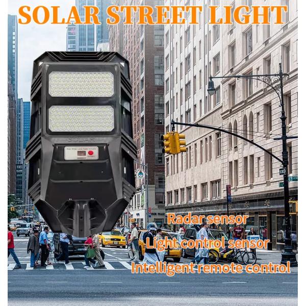 Easy Installation All-in-one Solar Street Light 6000K 2300LM Garden Street Lighting