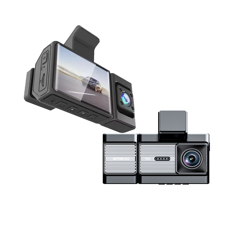 HDR Sony Starvis 2 Dash Cam Triple Lens Truck Car Dash Cam For Front 4K And 1080P 
