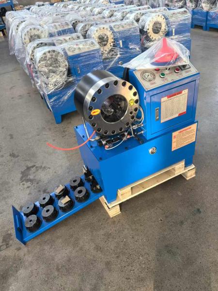 Digital Control 2 Inch 10 Dies Hot Selling DX68 Hose Crimping Machine / Hydraulic Rubber Hose Crimper