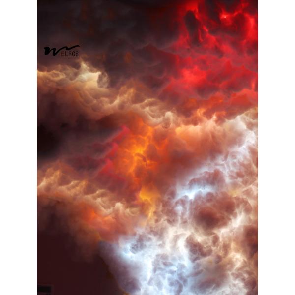 Thunder Cloud Lamp with RGB Self-Adhesive Flash Light and 50000-Hour Working Lifetime