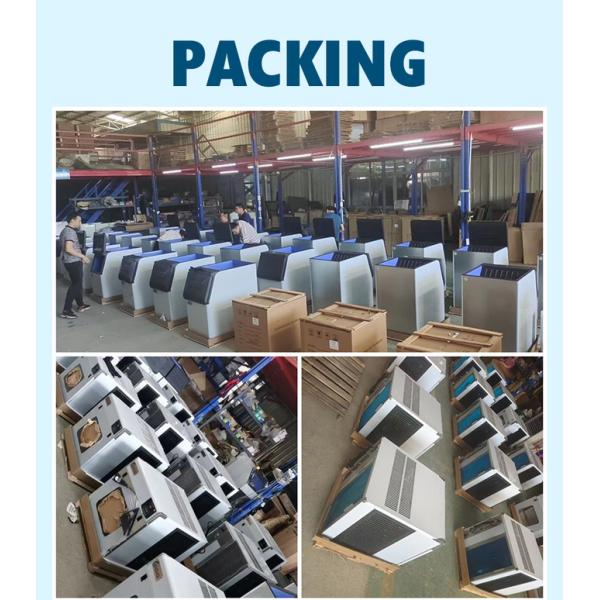 80kg Automatic Water Flowing Vertical Bolck Cube Ice Maker Making Machine