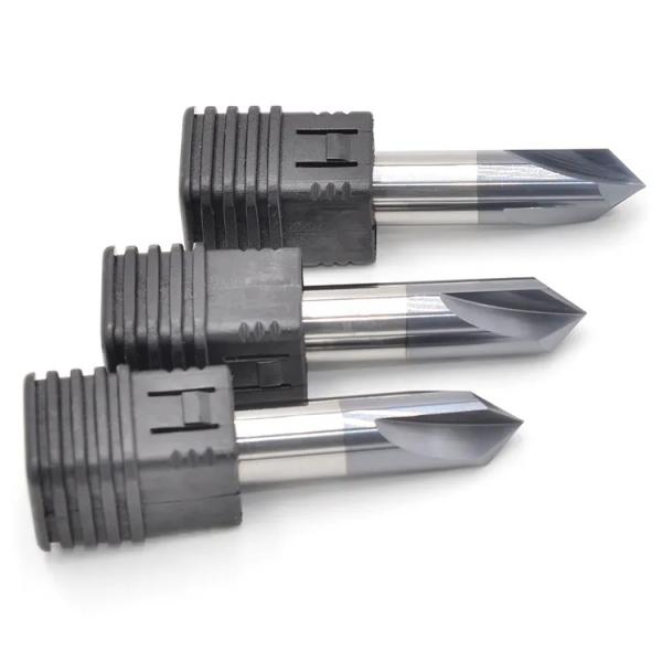 chamfer end mill for metal Скосите торцевую фрезу 90 градусов 2-12mm резец машины CNC карбида бита маршрутизатора 2 каннелюр филируя