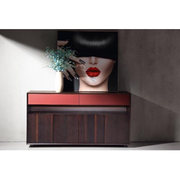 Modern Dining Room Set Sitting Chairs Stainless Steel Base Dining Table Sets