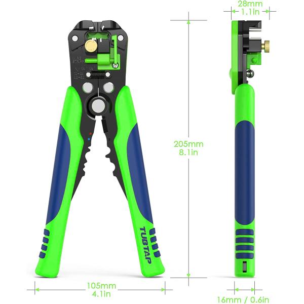 Electrical Wire Stripper And Crimper , Durable Adjustable Wire Stripping Tool