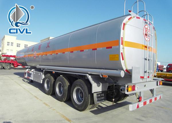 Almunium Alloy Mobile Fuel Tanks / Semi Trailer Trucks Fuel Tank Semi Trailer Tank Truck Oil Tank Trailer