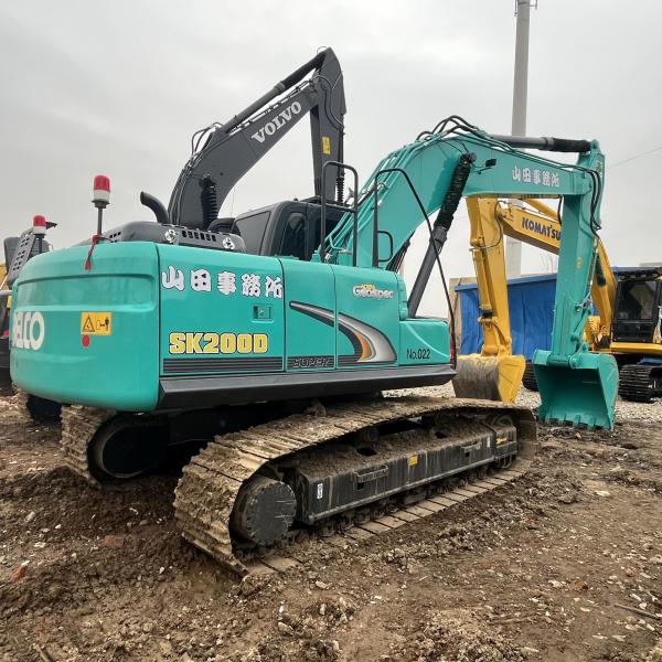 Kobelco SK200D Подержанный экскаватор Вторая рука экскаватор для буксировки 20тонны
