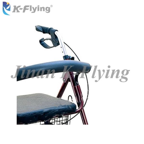 High Strength Medical Rehabilitation Equipment Aluminum Rollator Walker For Elderly