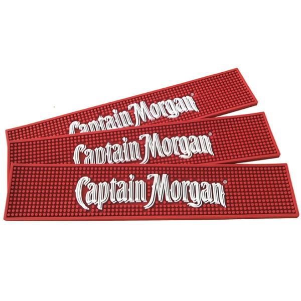 Highly Durable Custom Counter Mats , Rubber Bar Top Mats Nice Decoration