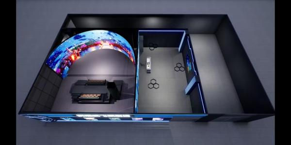 Cinéma 4D VR à écran incurvé pour parcs à thème avec certification CE
