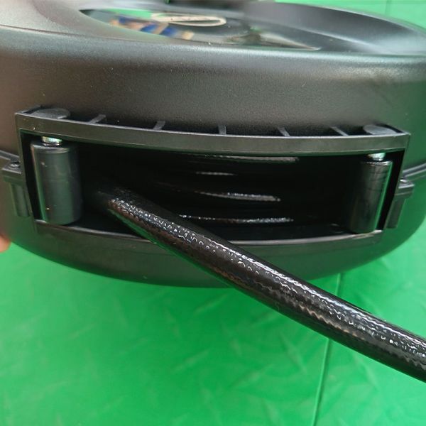 Air / Water / Electricity Drum Retractable Hose Reel High Pressure For Car Cleaning