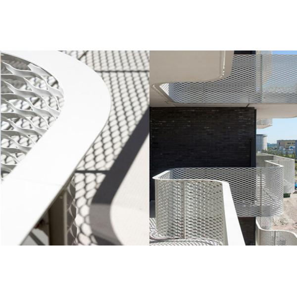 1500m m ampliaron el grueso de aluminio de Mesh Wall Panel Decoration 0.5m m