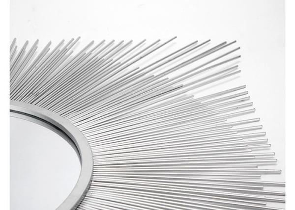 Wholesale Round Mirror 31 inch Square Metal Sunburst Starburst Mirror