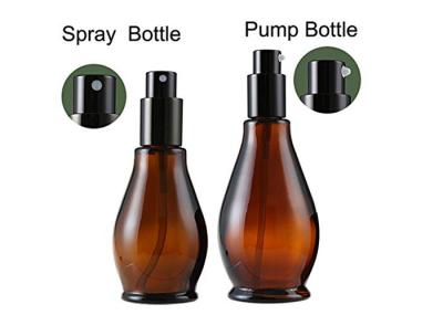 30ml Glass Cosmetic Bottles Hot Stamping HS Code 70109090 With Sprayer Pump