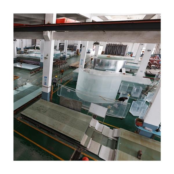 Outdoor Aboveground Infinity Swimming Pool Fiberglass Lucite Acrylic Density 1.2g/cm3
