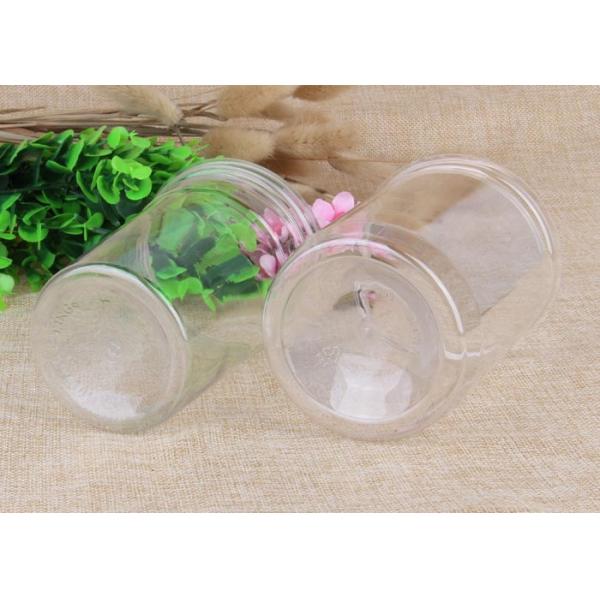 Plastic Packaging Tube Airtight Waterproof Clear Pet Jar With EOE Lid