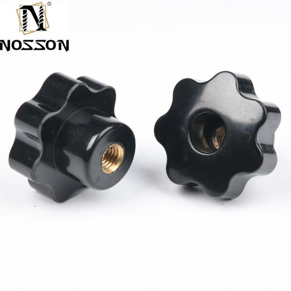 Black Oxide Finish Healthcare T-Head Plastic Knob for Easy Clamping and Tightening in Automotive Industry