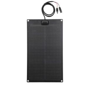 Lightweight Flexible Solar Panels ETFE Black PERC Monocrystalline For RV