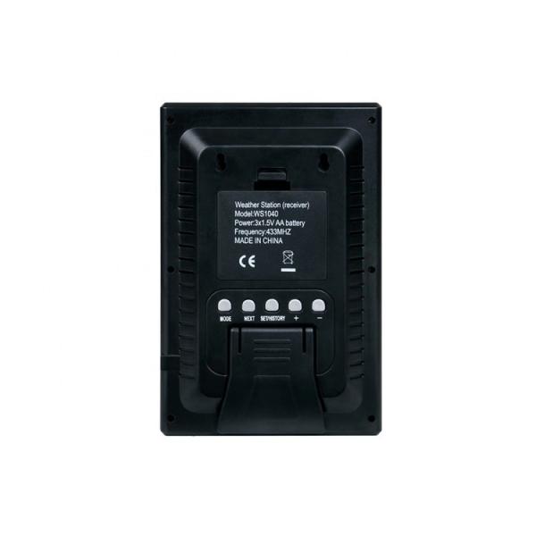 18.5*12.3*2.3cm ホーム 屋外 無線気象ステーション 彩色ディスプレイと気温予報