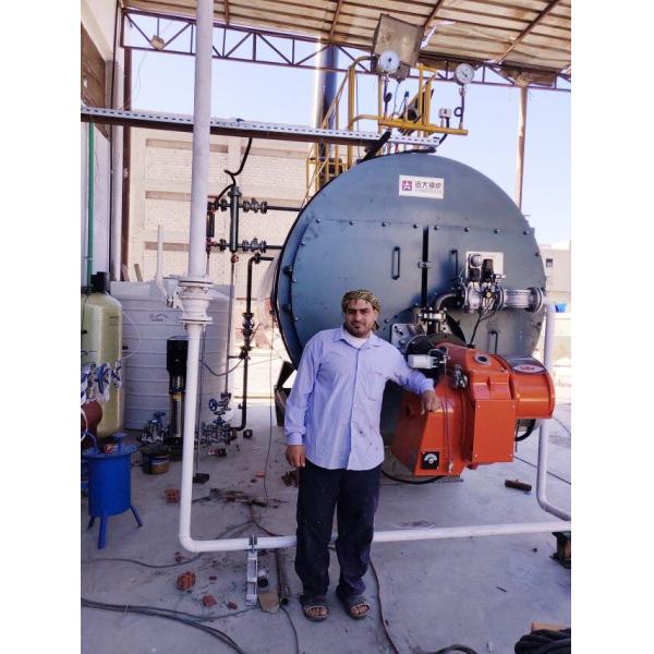 Automatic Gas Steam Boiler / Fire Tube Boiler For Apartment Building