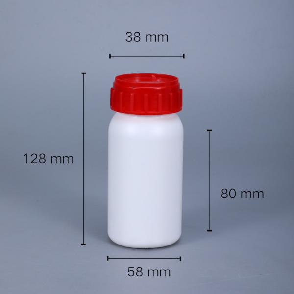 Garrafa de plástico HDPE com tampa de vedação para solventes químicos Embalagens Outra agricultura