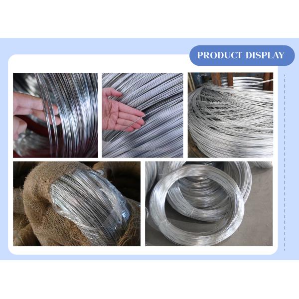 Cables de acero galvanizado de construcción BWG20 21 22 Cables de hierro Q195 Q235 para construcción de edificios