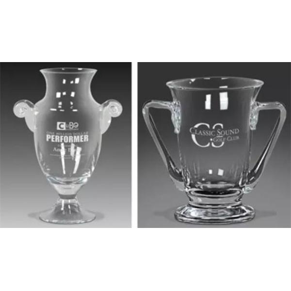 Full Automatic Glass Laser Engraving Machine 3W / 5W Water Cooling