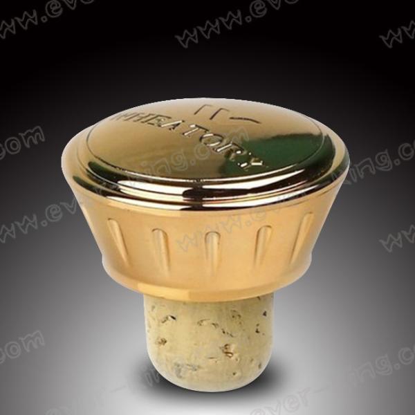 Белая крышка затвора полимера для крышки бутылки стекла ликера вина