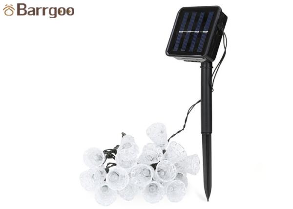 Holiday 6M Bell Solar LED Christmas Lights 30 LED Waterproof For Outdoor Garden