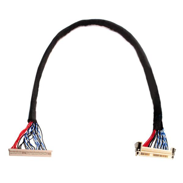 1.0mm Pitch LVDS Wire Assembly HRS Df19 JAE FI-X 30 EDP Transmission