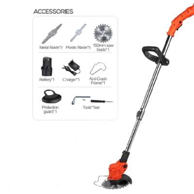 36V 4Ah Batteries Cordless Grass Cutter Lightweight Bush Cutting Machine Electric For Lawn